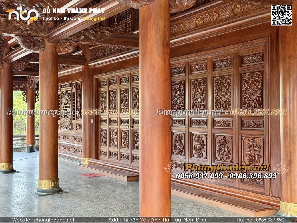 Tiêu chuẩn kích thước nhà gỗ 5 gian đẹp